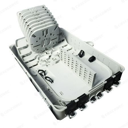 屋外屋内光ファイバー配線ボックス IP65 FTTH 48コア-3